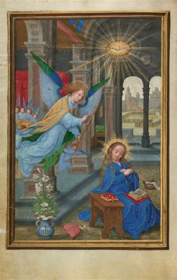  Panel of the Annunciation - A Symphony of Gold and Devotion Captured on Wood!