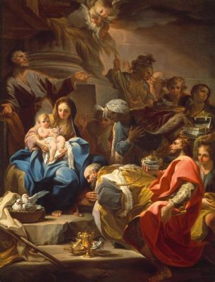 The Adoration of the Magi by Fedosyev: A Triumph of Renaissance Brilliance and Golden Majesty!